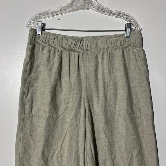 Jones’s New York Wide Leg Linen Cream Casual Comfy Pants Women’s Size Large - Picture 2 of 8